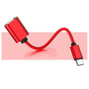 Usb Otg Type C To Usb Adapter Otg Fast Charging Type-C Charger Nylon Braide O8B8