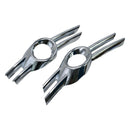 2 Sets Fog Light Lamp Cover Bumper Grille Trim Protect For