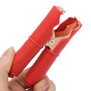 2 X Vehicle Battery Test Alligator Crocodile Clips Clamp Red + Black Testingã€NME