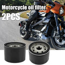 2pcs Motorcycle Easy Install Oil Filter Home Aluminum For Kawasaki 49065-7007