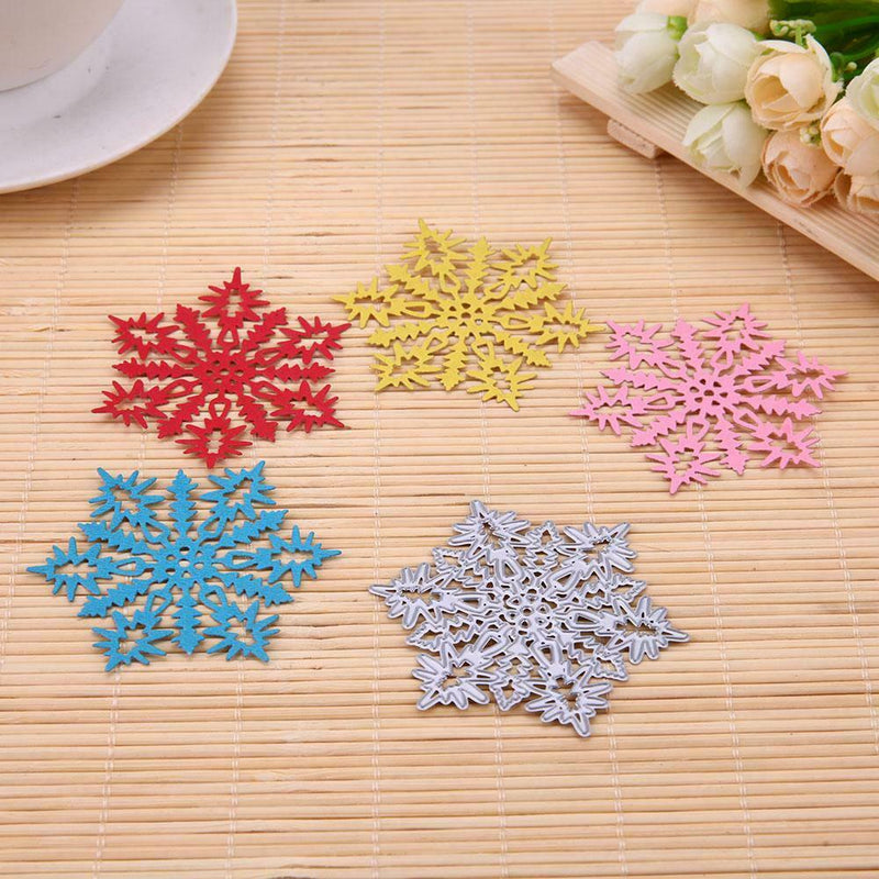 Heart Snowflake Cutting Dies Scrapbook Embossing DIY Paper Card(6.8cm)