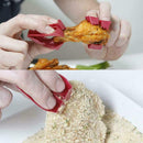 Mini Clip Food Toast Tongs Pastry Clamp Utensil Hand Shape Tools Cooking Ki I6Q8