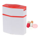1X Pill Medicine Crusher Grinder Tablet Divider Cutter Storage Box OZBX