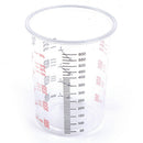 10Pcs 600ml Plastic Paint Mixing Cups Mixing Pot Paint Mixing Calibrated CupOZ