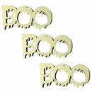10pcs Wooden Halloween BOO Pendant Small Hangings Pendants Props for DIY Pa