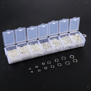 3000x Metal Open Jump Rings Single Loops Jewlery Making Pendants Repair