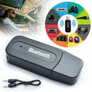 Portable USB Bluetooth Audio Receiver Adaptor Wireless Music 3.5mm AUX A2DP Car