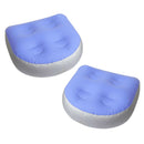 2 Pieces Jacuzzi Spa Booster Seat Waterproof Soft Inflatable Hot Tub Cushion