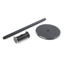 Aluminum Alloy Earphone Desktop Holder Non-slip Headphone Bracket (Black)