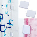 2x/Pack Shower Curtain Clips Holder Keep Water in Shower or Bath Self Ad KDZ