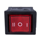Waterproof LED illuminated 6Pins Mini O/F/O DPDT Rocker Switch Car Dashboar