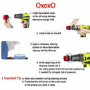 2 3 4 5inch Drill Brush - Soft Medium Attachment Scrub Cleaning Kit for Poo
