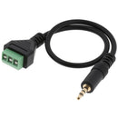 3.5mm 3 Pin 3 Pin Screw Terminal Pin Cable