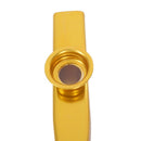 Metal golden Kazoo +2 diaphragm Flute Instrument Gift M9Q3