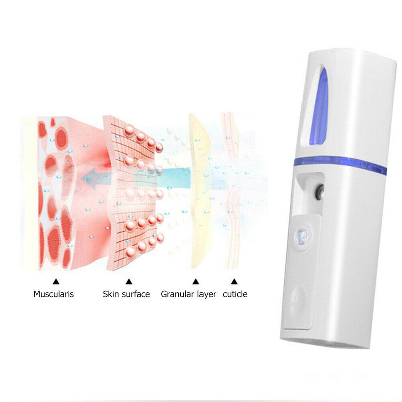 RF018 Facial Humidifier Mist Steam Face Instrument Nano Spray Water Meter
