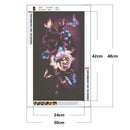 5D Full Drill Diamond Painting Flower Butterfly Cross Stitch Kits (hg347)