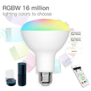 Smart WiFi Light Bulb RGBW E26 E27 LED Base Lamp Works w/Alexa Google Assistant