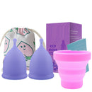 4Pcs/Lot Menstrual Cup for Feminine Hygiene Medical Silicone Cup Menstrual