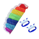 1.4m double line kite Rainbow Stunt Inflatable with two Flying String 30m p U2T0