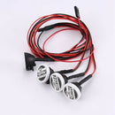 RC Car 4 Round LED Light Cover for 1:10 RC Crawler for Traxxas TRX-4 Axial  G1E9