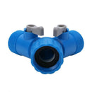 Two-way Garden Hose 3/4" Water Tap Splitter Connector Y Control Water Valve New/