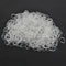 500x Clear Elastic Rubber Hair Ties Hairband Spiral Braids Plaits Braiding