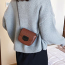Casual Crocodile Leather Crossbody Bag Women Chain Shoulder Handbag (Brown)