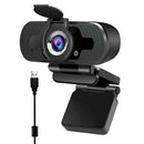 1080P Full HD Webcam with Built-in Microphone USB Auto Focus PC Web Camera
