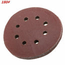 60 Pieces 8 Holes 5 Inch Sanding Discs Hook and Loop 60/100/180/240/320/400 K8Q1