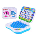 Folding Bilingual Teaching Kids Learning Machine Laptop Educational Toys