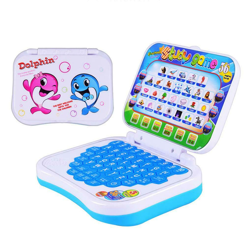 Folding Bilingual Teaching Kids Learning Machine Laptop Educational Toys