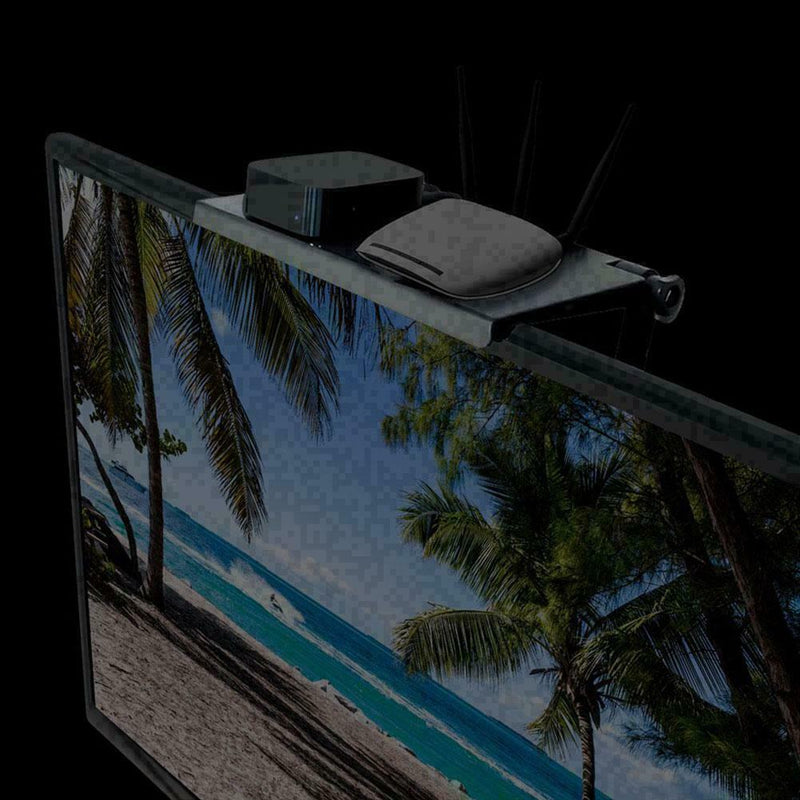 1* Shelf For Computer Screen Desktop Storage Rack Shelf Organizer T4Z6 Offi W1N7