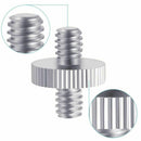5 Pieces 1/4 inch Male to 1/4 inch Male Metal Threaded Screw Adapter Tripod J8Z3