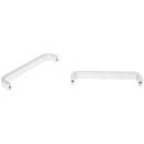 10x Door Drawer Pull Knob Cabinet Handle Hardware - Matte Silvery