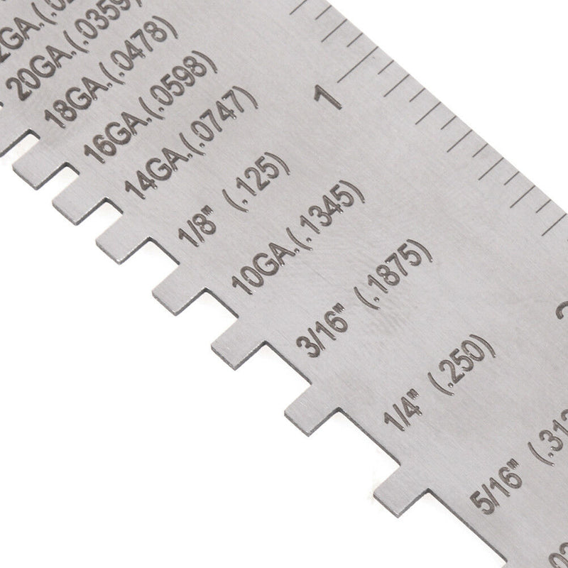 Wire Gauge Thickness Measuring Tool Wire/Sheet Metal Gage Measurement WL BX3 Kw