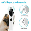 Electric Dog Pet Nail Grinder Cat Nail Claw Paw Toe Clipper Trimmer Grooming Kit