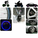 8X Bike Bicycle Car Motorcycle Wheel Tire Valve Cap Neon Lamp LED Flash Light ST