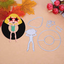 5pcs Girl Summer Time Cutting Dies Scrapbook Embossing DIY Craft Album Card