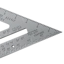 7'' Aluminum Speed Square Triangle Ruler Protractor Miter Framing Measuring JFS