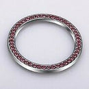 1Pc Car SUV Decorative Pink Button Start Switch Diamond Ring Auto Accessories