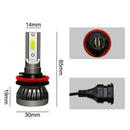1x H11/H9/H8 Car Led Bulb 6000k 6000LM Car Led Waterproof Fog Headligh SMW