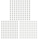 Tattoo Ink Caps Cups 300 pcs, Mixed Sizes 9 Small 13 Medium 16 Large