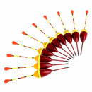 10pcs 4.5g Carp Fishing Floats Set Buoy Bobber Stick For Fish Tackle Vertical 2#