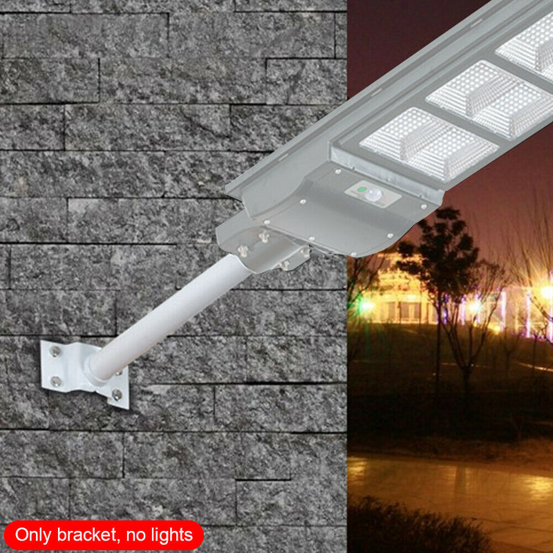 50cm Solar Street Lamp Light Pole Rust Proof Wall Mounted Yard Galvanized Iron
