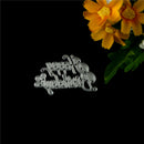 Happy birthday Metal Cutting Dies Stencil  DIY Scrapbook Paper Cards Album SP