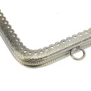 25cm Embossing Square Metal Purse Frame Handle for Clutch Bag Accessories