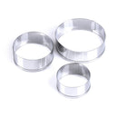 3pcs/set stainless steel round circle shaped cookie cutter biscuit pastry molds`