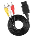 1.8 Meters Composite AV Audio Video Cords Cable for Nintendo N64 Gamecube