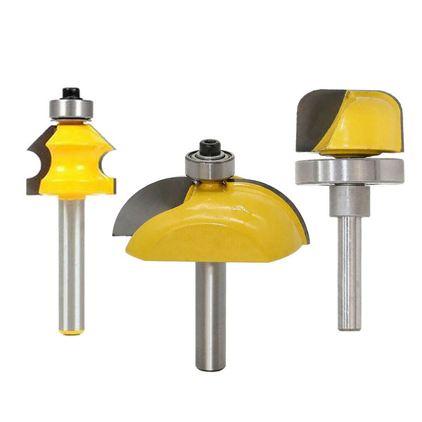 1-1/8inch Diameter Bowl Router Bit + 8mm Shank Reversible Finger Joint + 1/4inch
