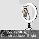 10" LED Ring Light Dimmable Lighting Kit Phone Selfie Tripod Makeup Live Lamp